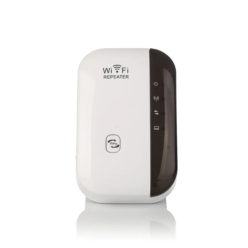 Wifi Extender Signal Booster, 300Mbps Wifi Range Extender,Wireless Repeater, Internet Booster with Ethernet Ports, WPS Setup