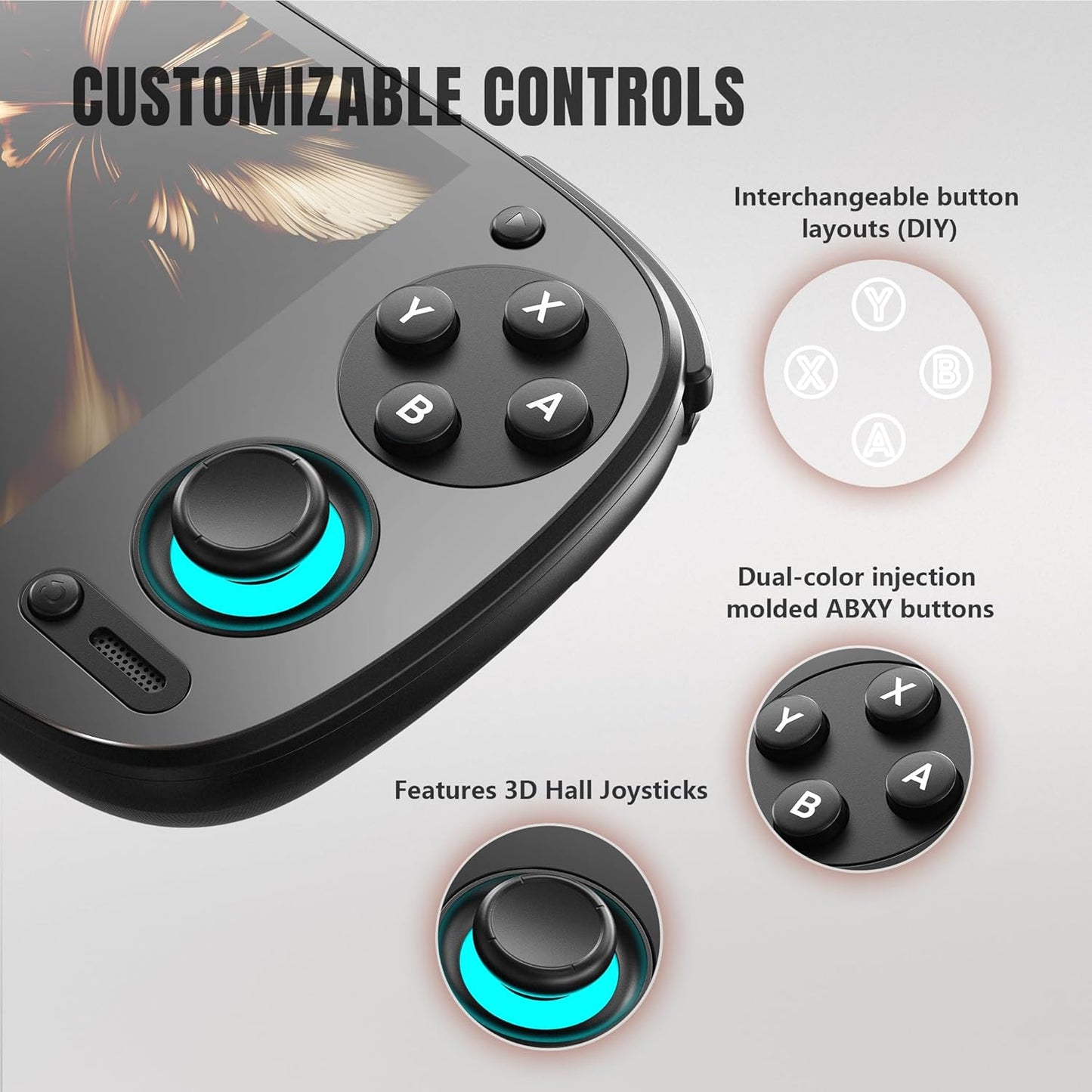 Retroid Pocket 5 - Consola de juegos de mano, 8+128G, pantalla táctil de 5.5 pulgadas, 1080p, portátil para juegos Android con Adreno 650 GPU y WiFi 6/BT5.1, procesador Snapdragon 865, Android 13